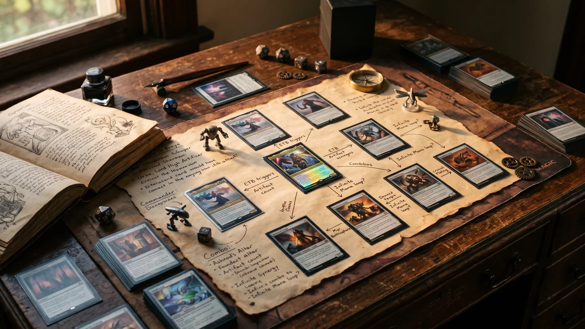 Arcane mathematical calibration dials and power level curves for MTG Commander deck auditing